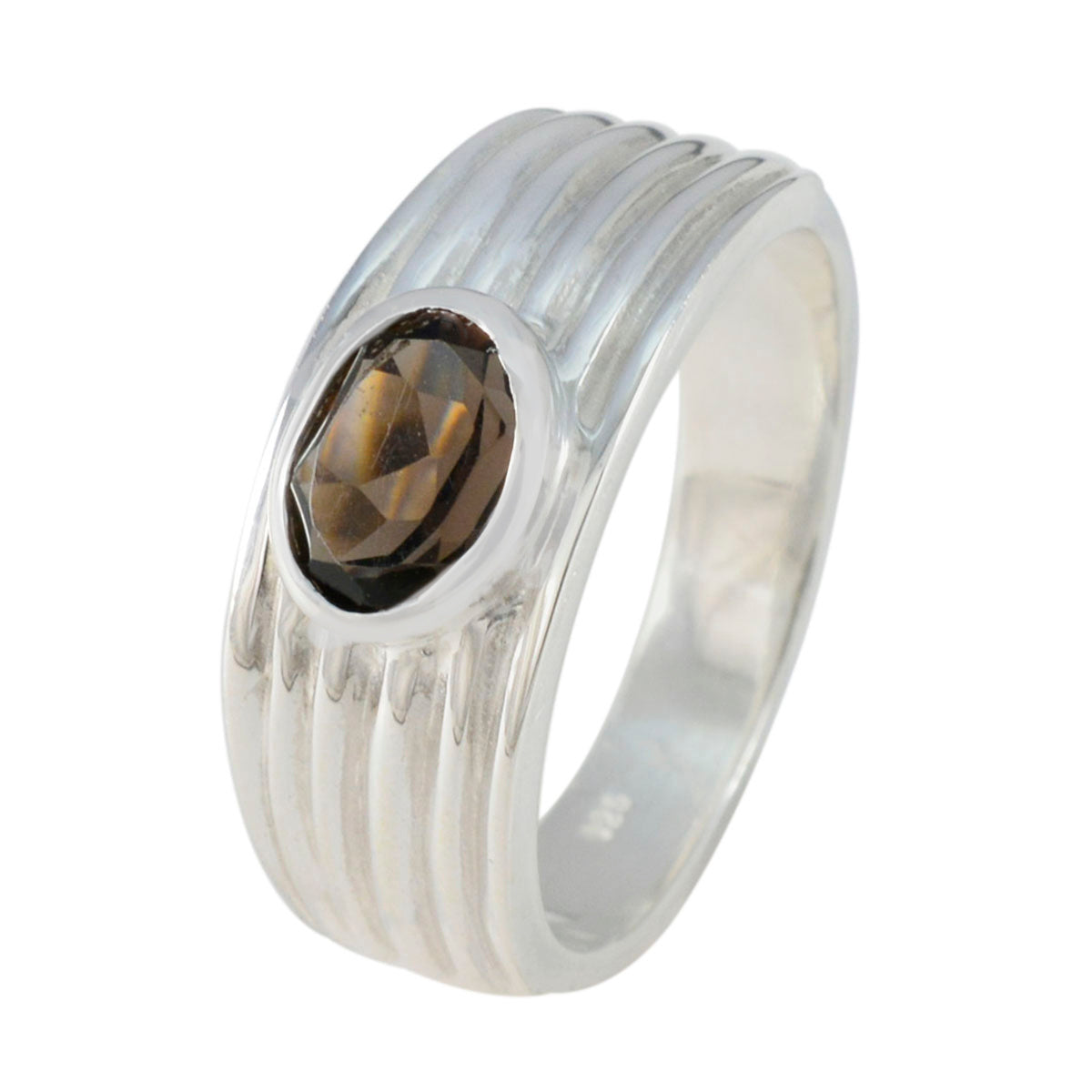 Addison propsel Brown Solitaire Ring