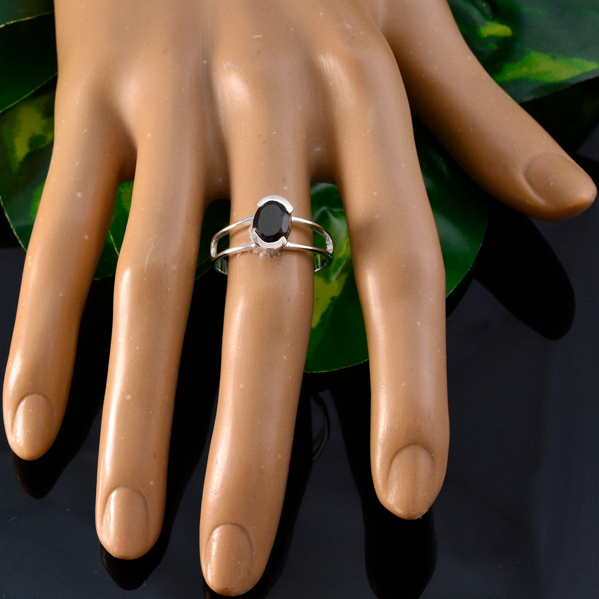 Riya Glamorous Brown Solitaire Ring
