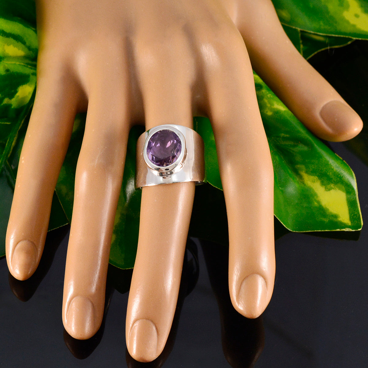 Charlotte Armor Brown Solitaire Ring