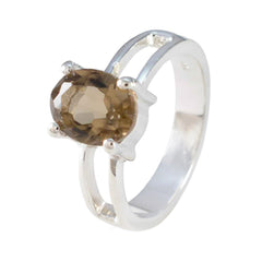 Aisha Artisan Brown Solitaire Ring