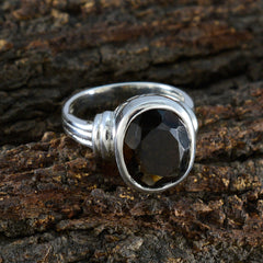 Aisha Traditional Brown Solitaire Ring