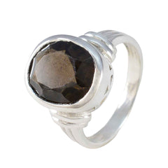 Aisha Traditional Brown Solitaire Ring