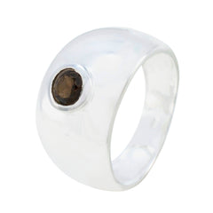 Aisha Romantic Brown Solitaire Ring