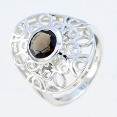 Chloe Filigree Brown Solitaire Ring