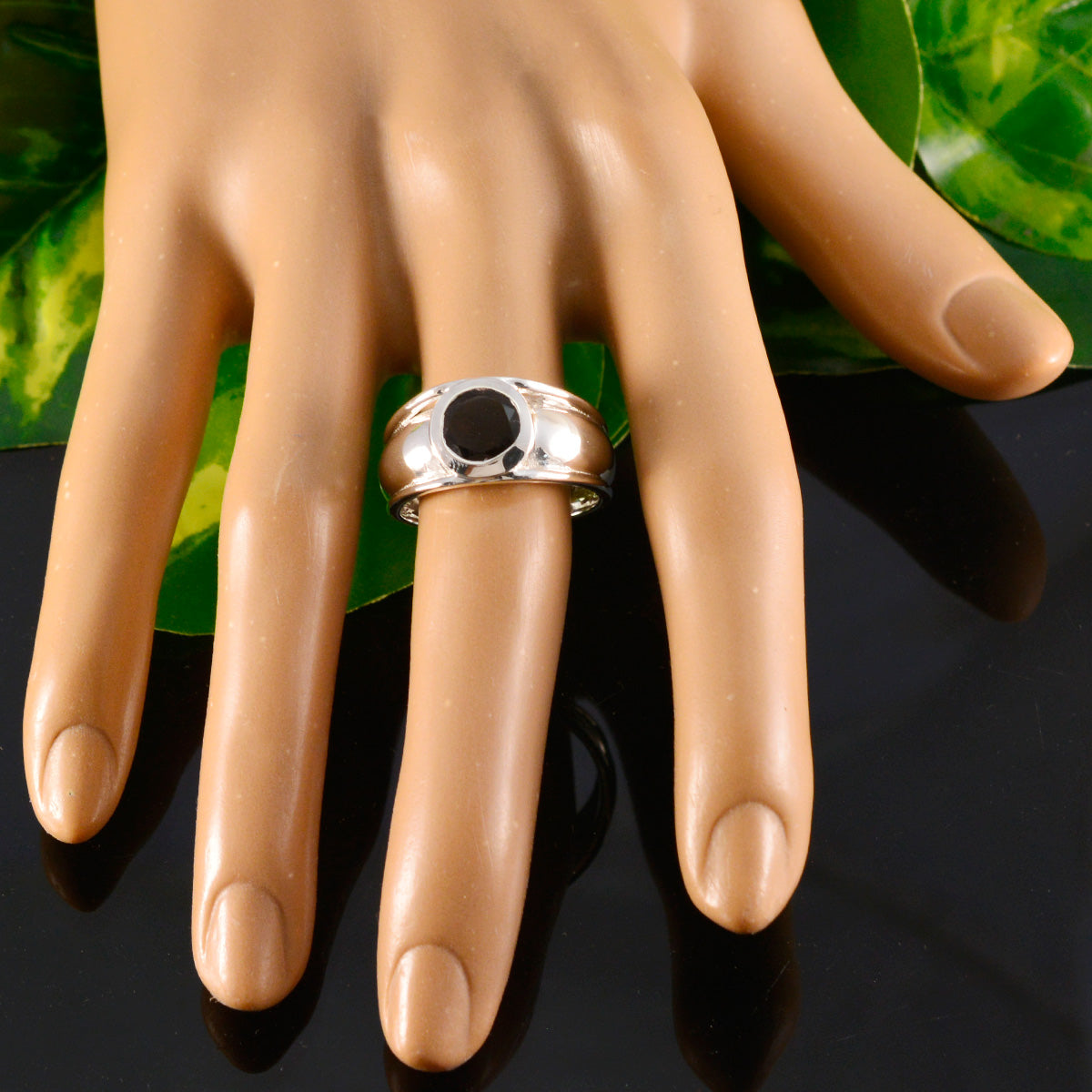 Sarah Modern Brown Solitaire Ring