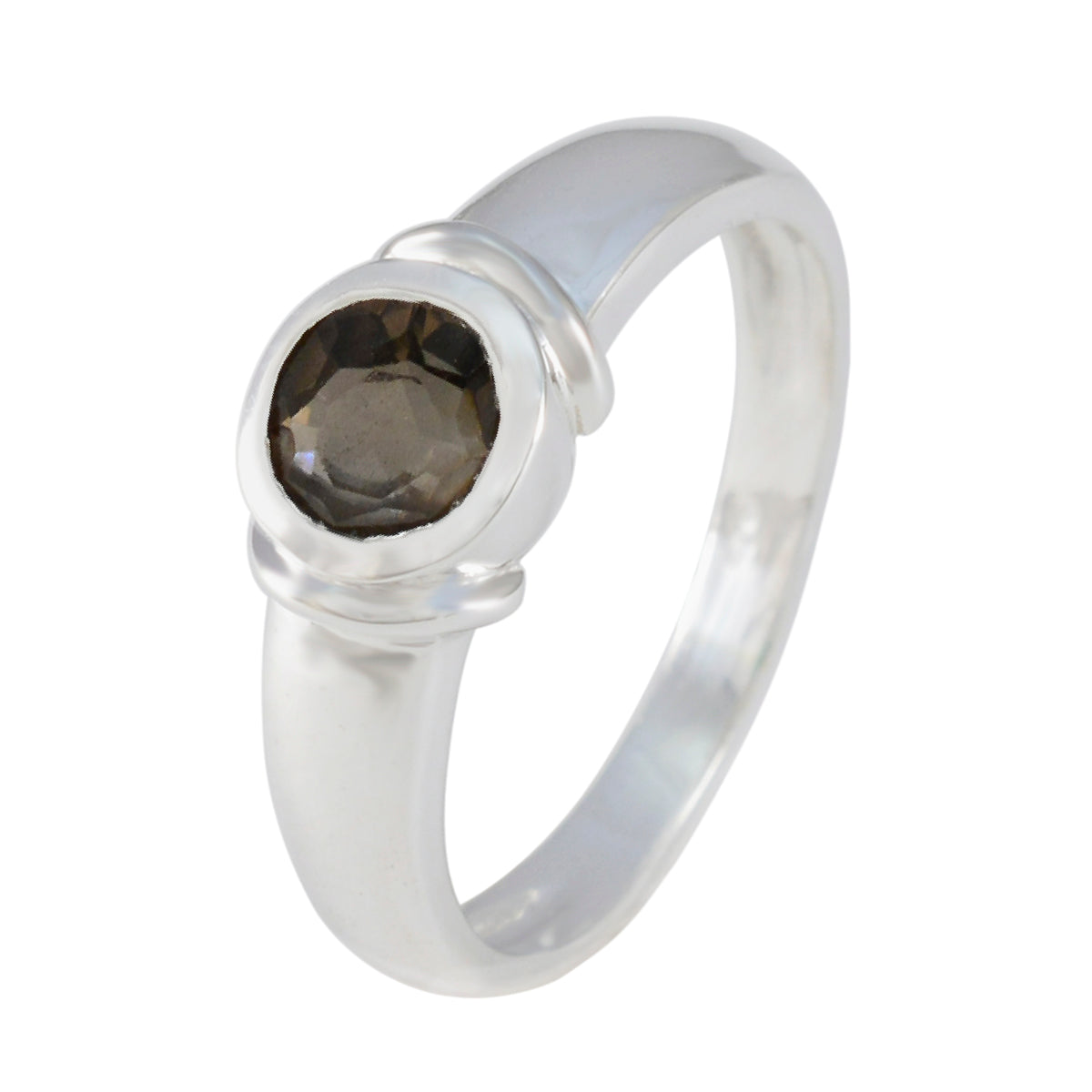 Priya Feminine Brown Solitaire Ring