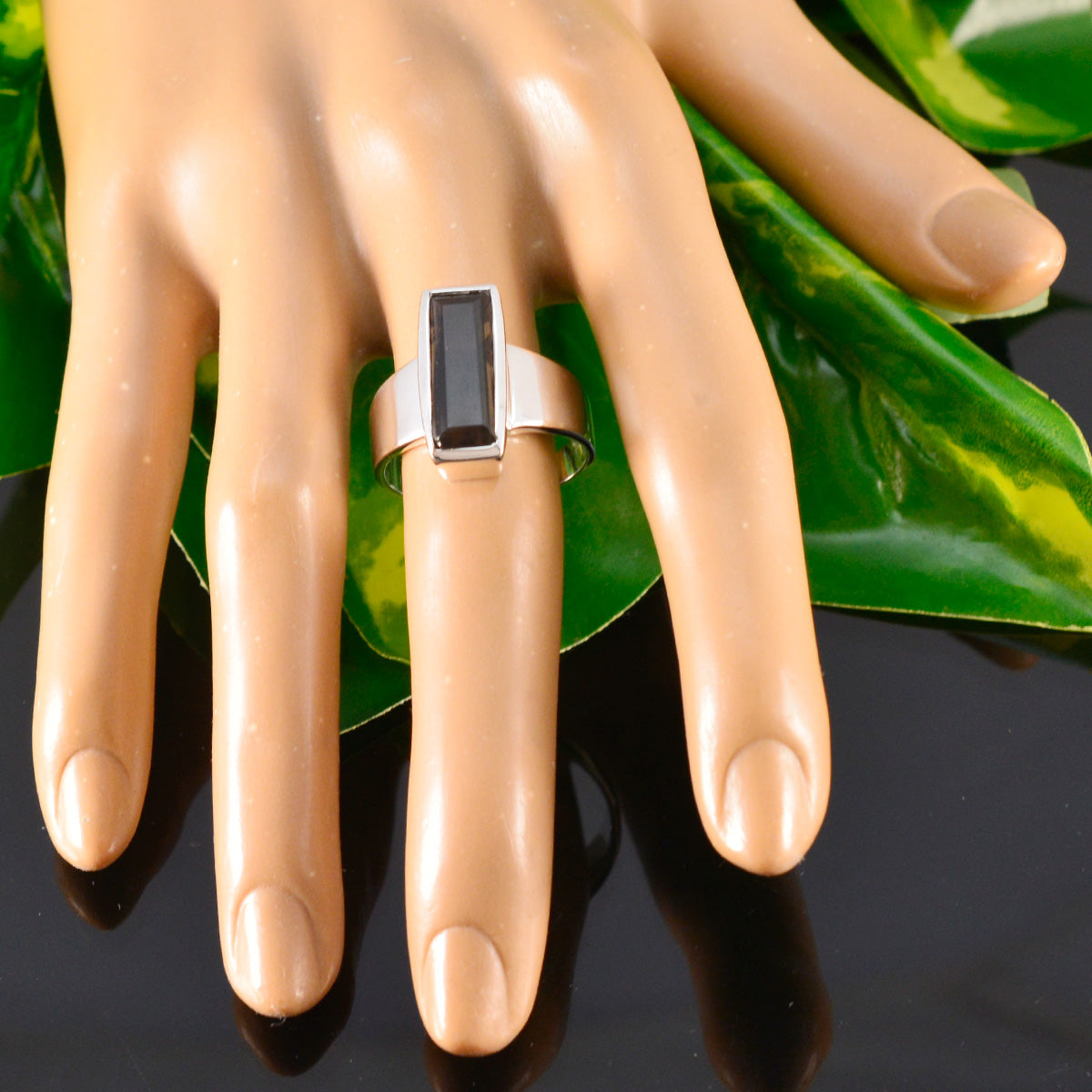 Paula Trendy Brown Solitaire Ring