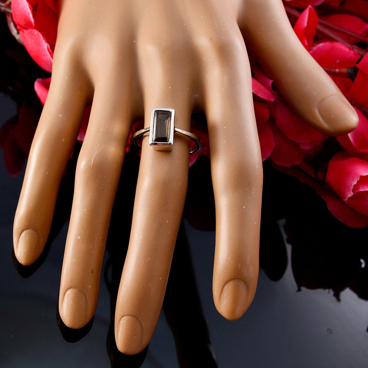 Bella Fairytale Brown Solitaire Ring