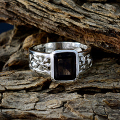 Riya Art Deco Brown Solitaire Band