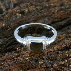 Liyana Feminine Brown Solitaire Ring
