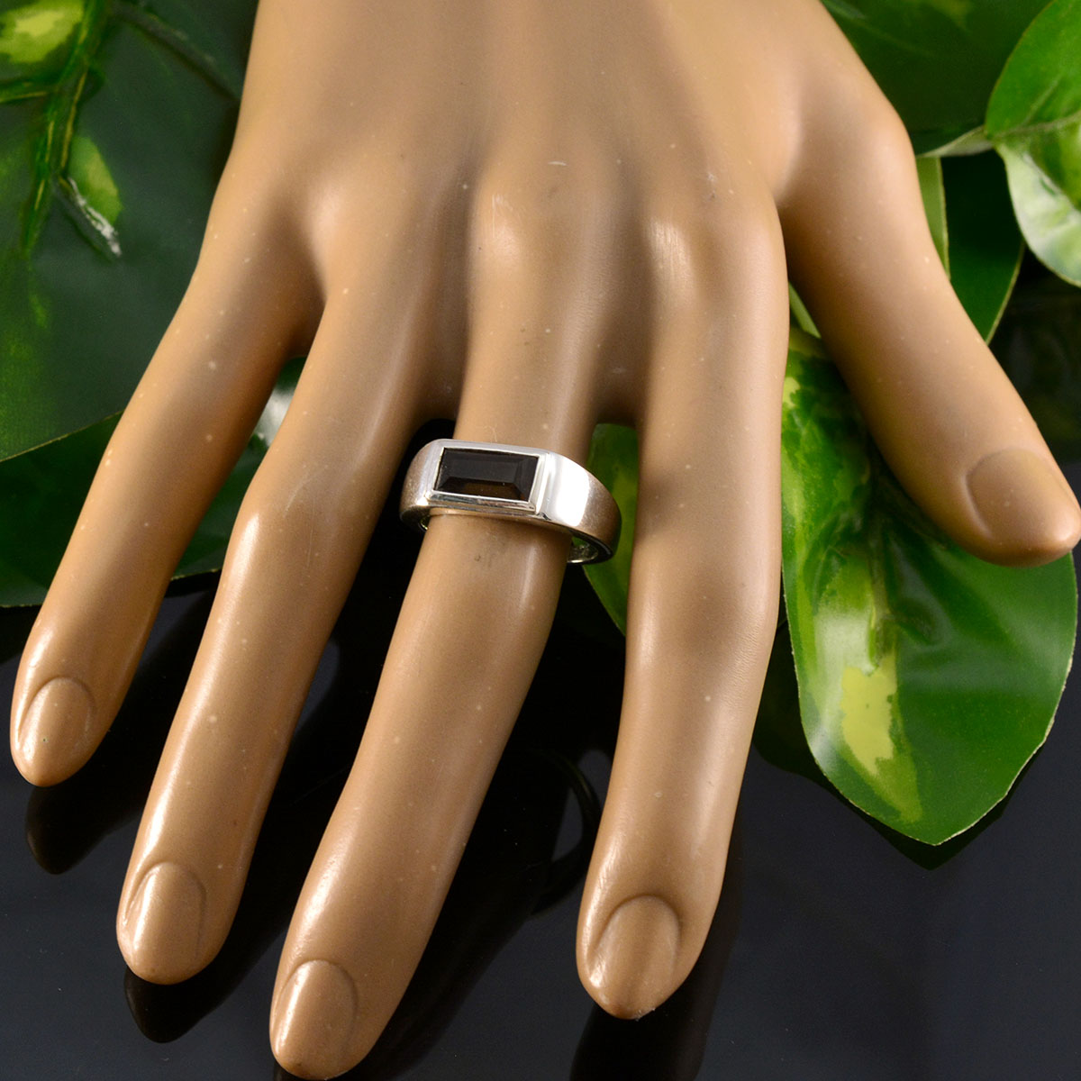 Natcha Fairytale Brown Solitaire Ring
