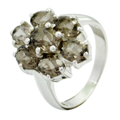 Lucia Floral Brown Hepta Ring