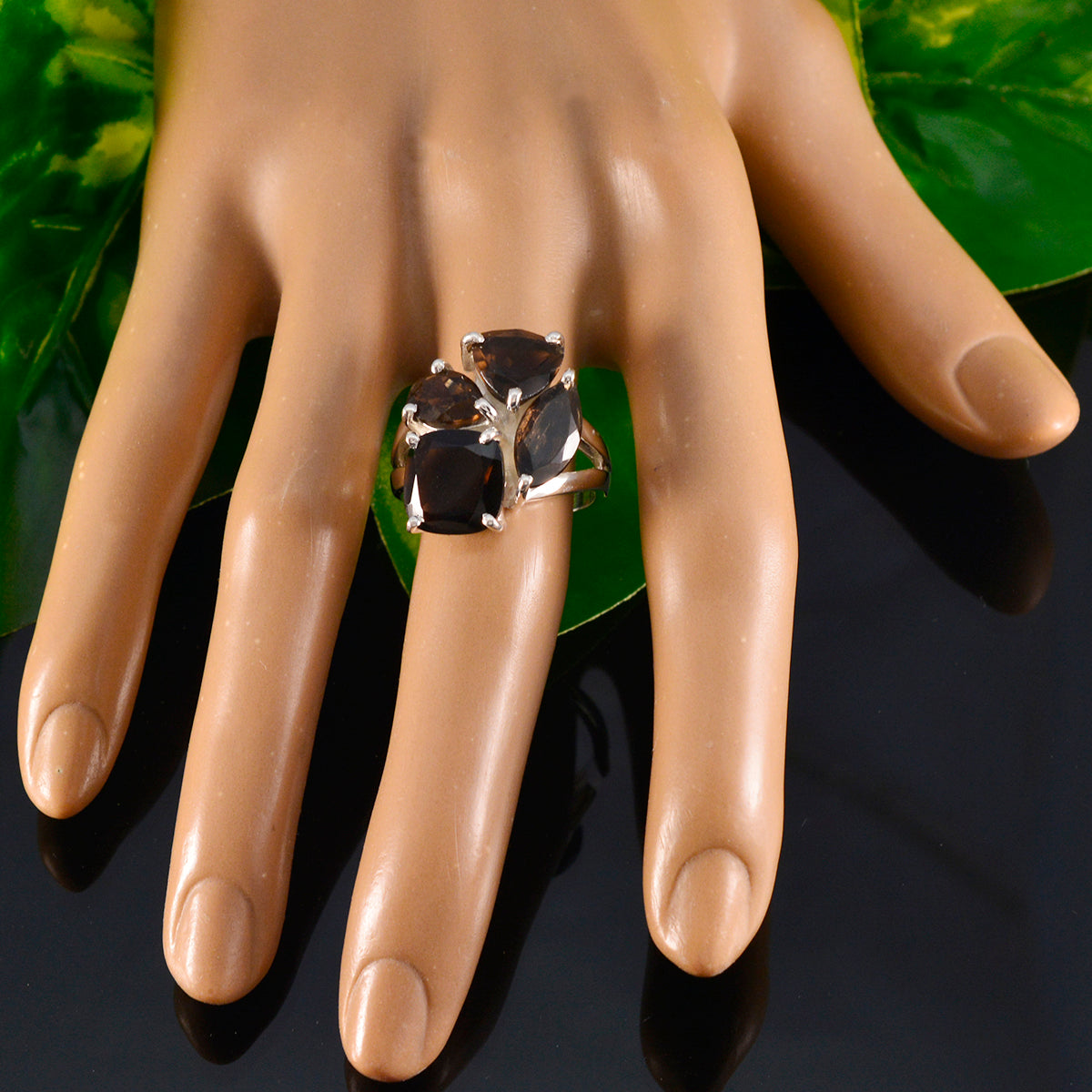 Aaliyah Armor Brown quarter Ring