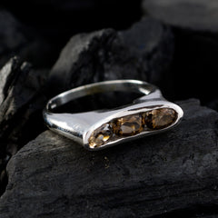 zazlle Feminine Brown Trilogy Ring