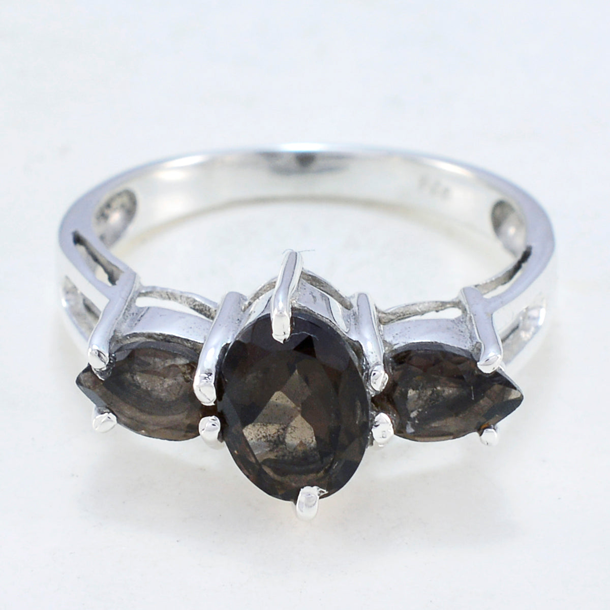 Jiwoo Glamorous Brown Trilogy Ring