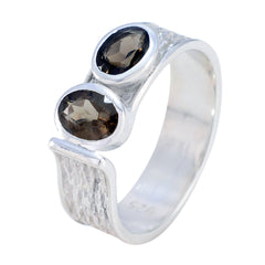 Amanda Feminine Brown Toi et Moi Ring
