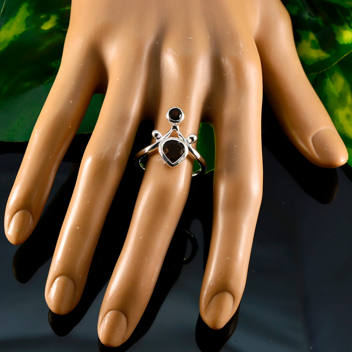 Sofía Modern Brown Toi et Moi Ring