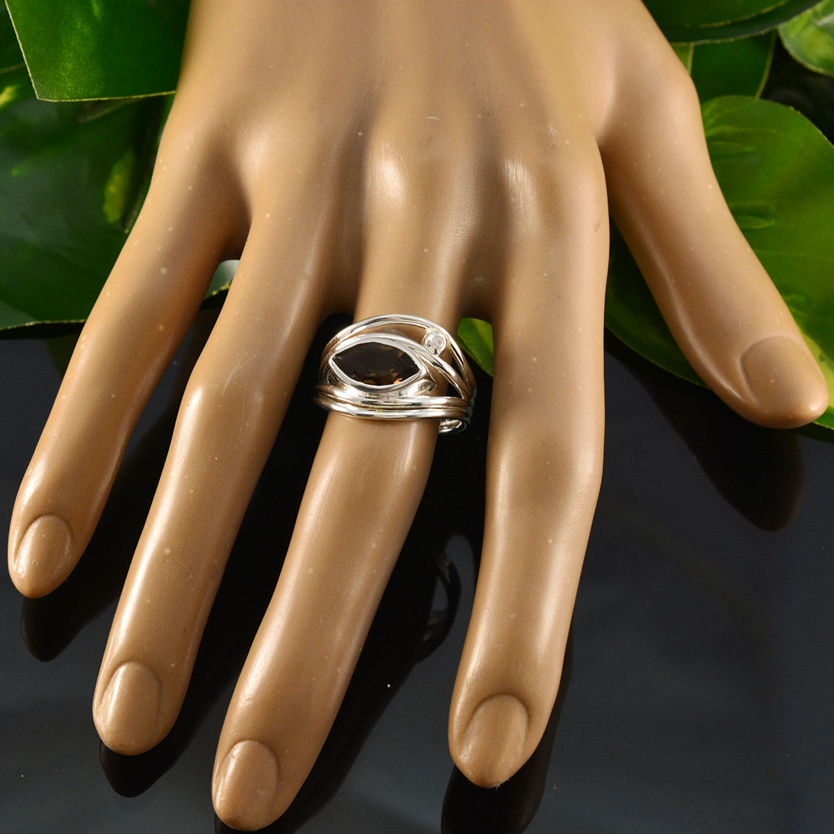 Victoria Fairytale Brown Toi et Moi Ring