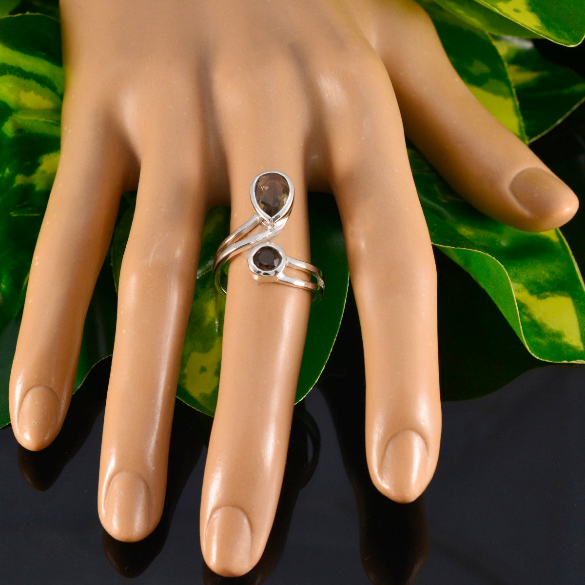 Julia Fairytale Brown Toi et Moi Ring