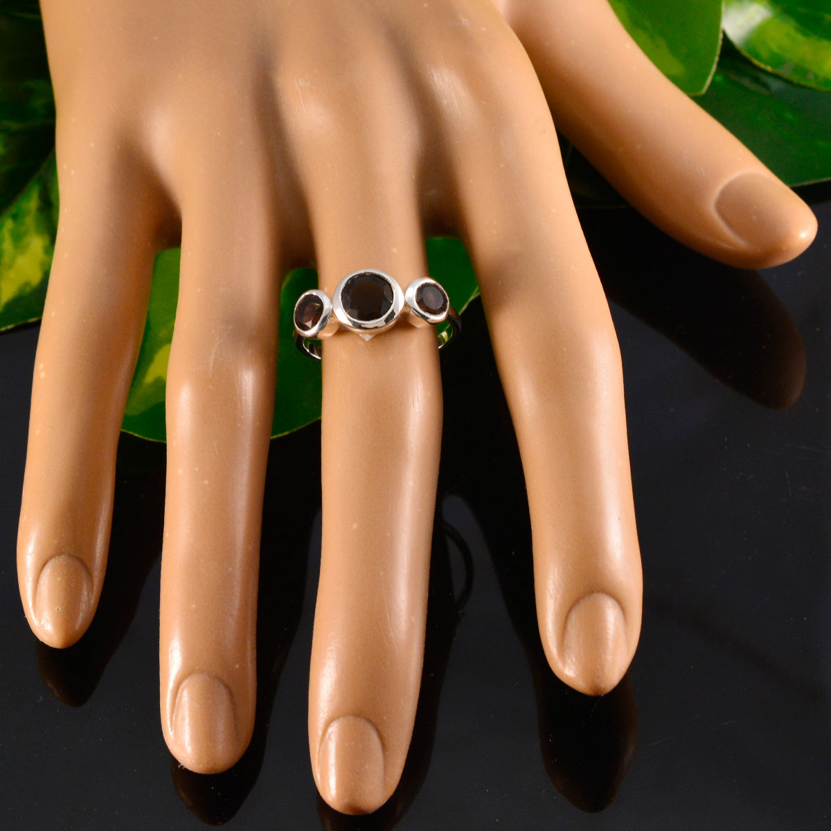 Ayaka Romantic Brown Trilogy Ring