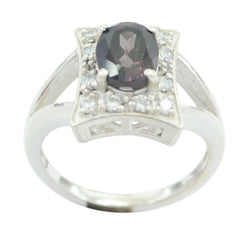 Saanvi Luxurious Brown Halo Ring smoky quartz Brown