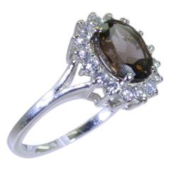 Lucy Contemporary Brown Halo Ring