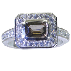 Aisha Feminine Brown Halo Ring