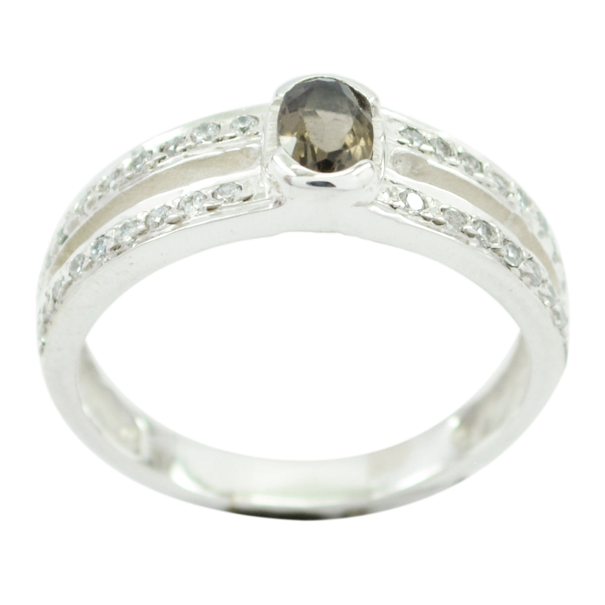 Clara Boho Brown Halo Ring