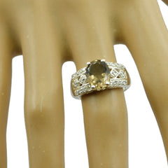 Marie Trendy Brown Halo Ring