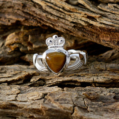 Sophia Romantic Brown Solitaire Ring