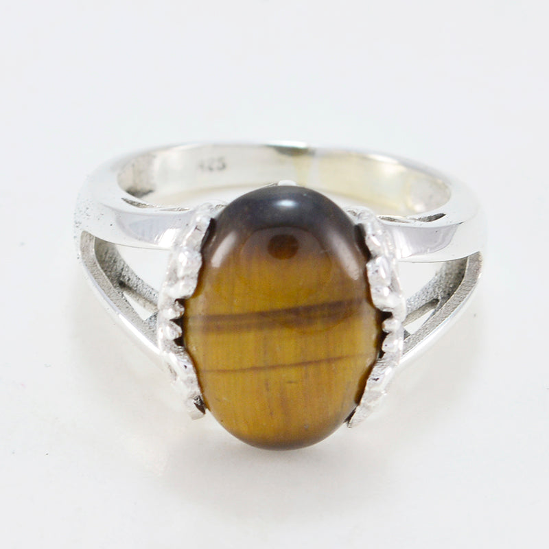 Inès Romantic Brown Solitaire Ring
