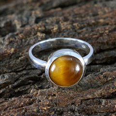 Araya Contemporary Brown Solitaire Ring