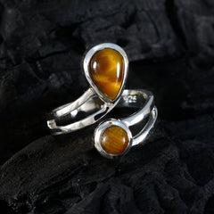 Dewi Luxurious Brown Toi et Moi Ring