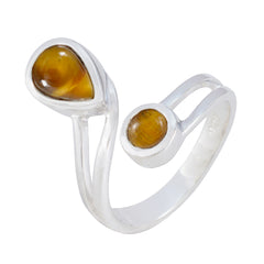 Dewi Luxurious Brown Toi et Moi Ring