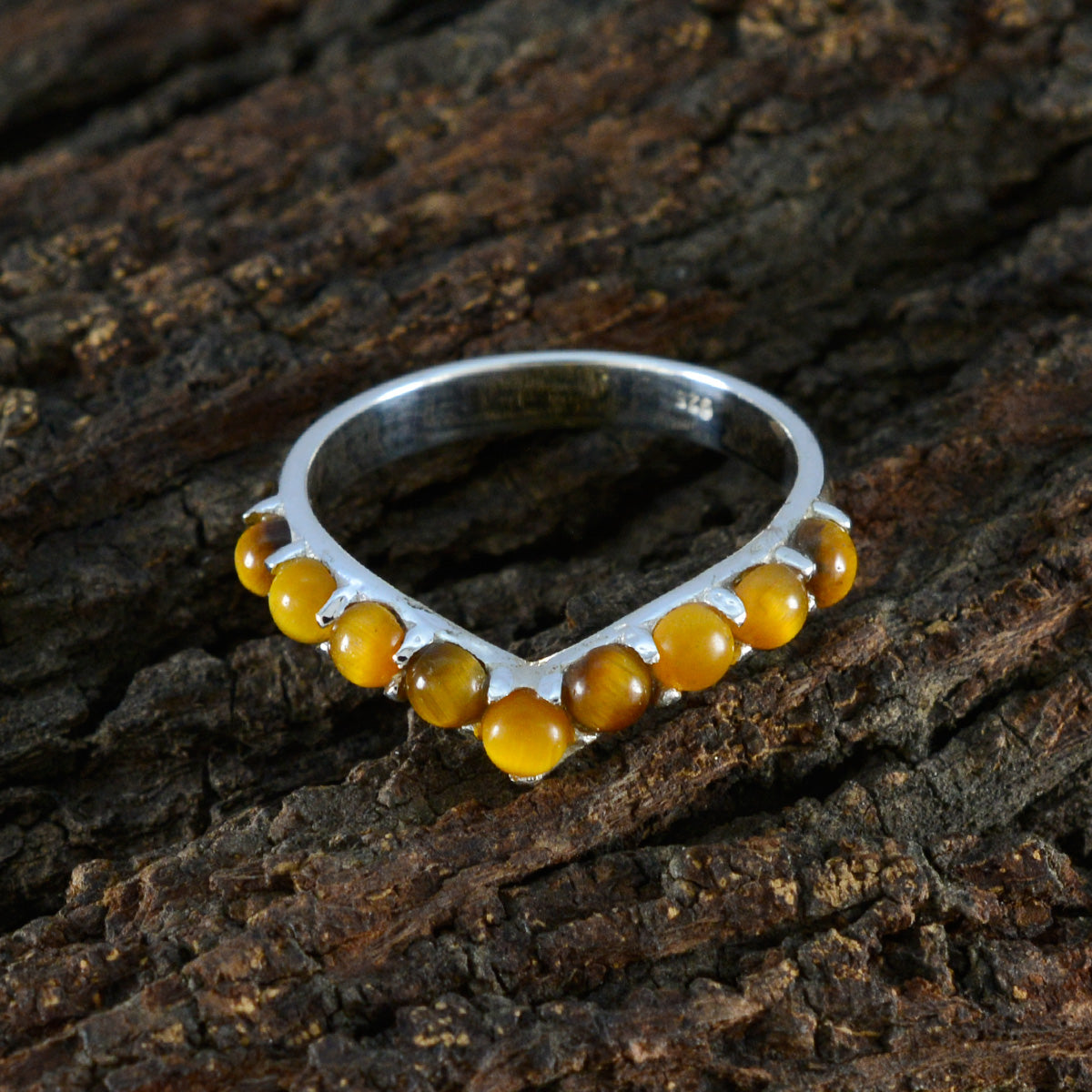 Angel Luxurious Brown multiple Ring