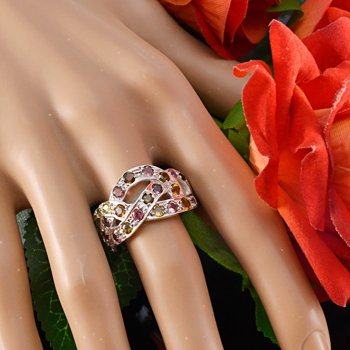 Sofía Feminine multicolor multiple Ring