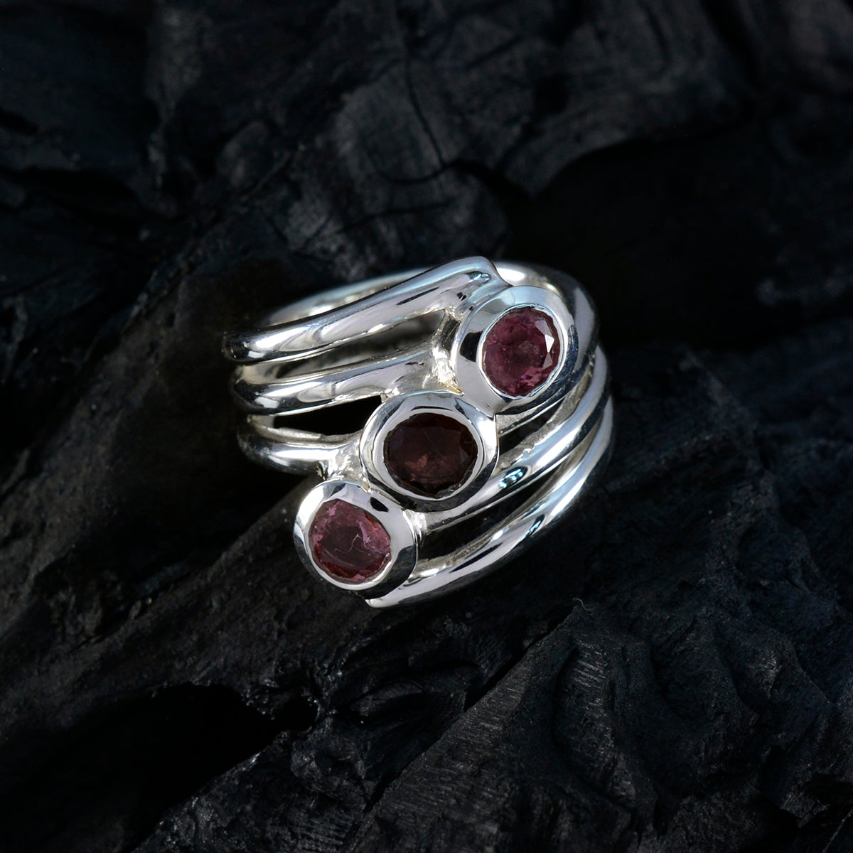 Angel Modern multicolor Trilogy Ring