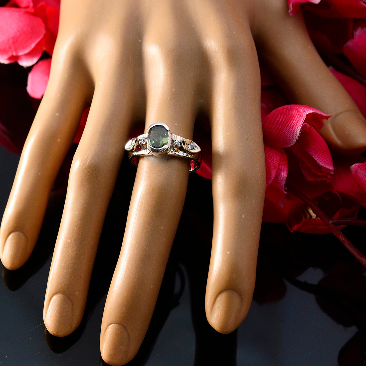 Nova Fairytale multicolor Solitaire Ring