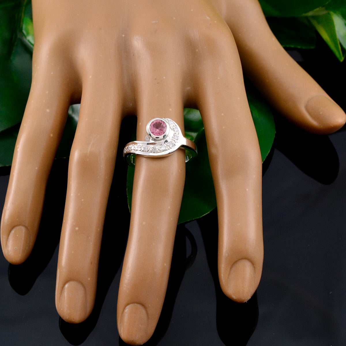 Alina Boho multicolor Halo Ring