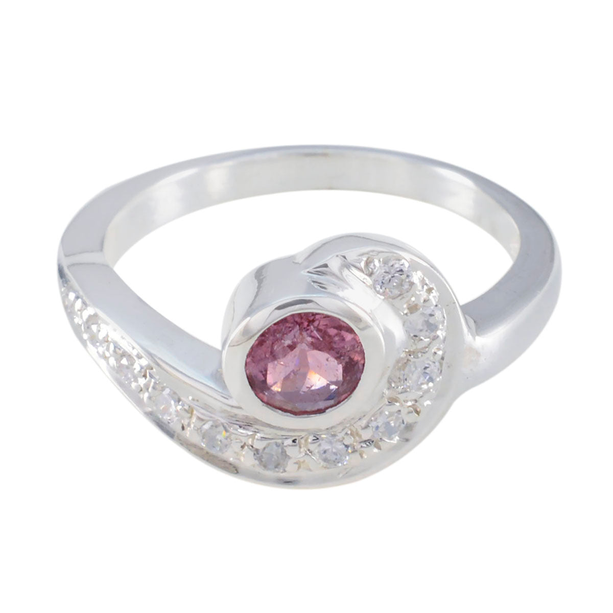 Alina Boho multicolor Halo Ring Tourmaline Multicolor