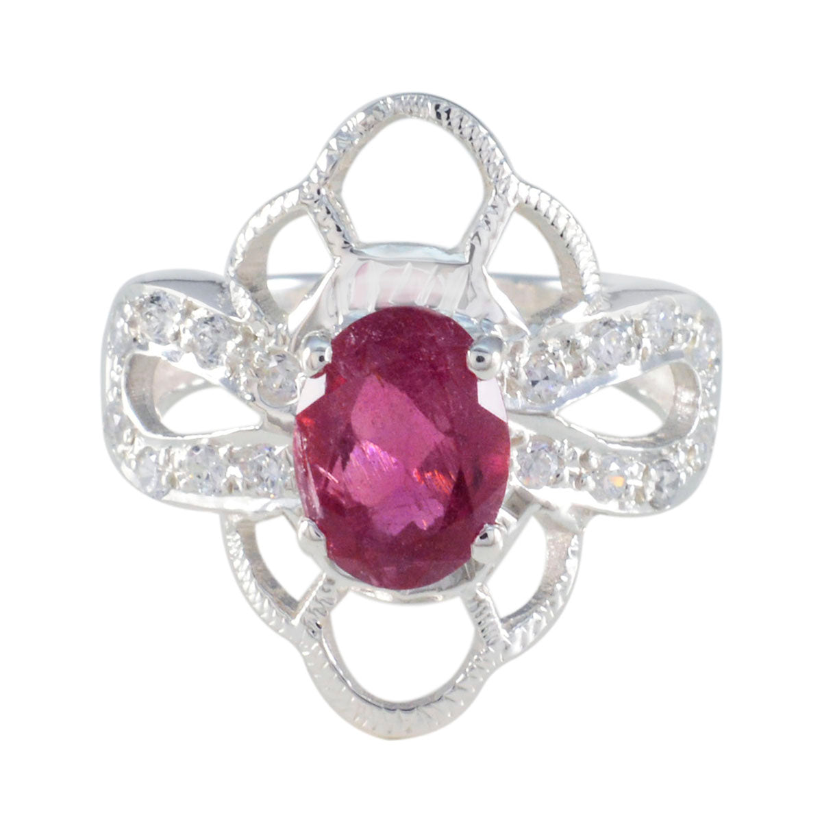 Paula Boho multicolor Halo Ring Tourmaline Multicolor