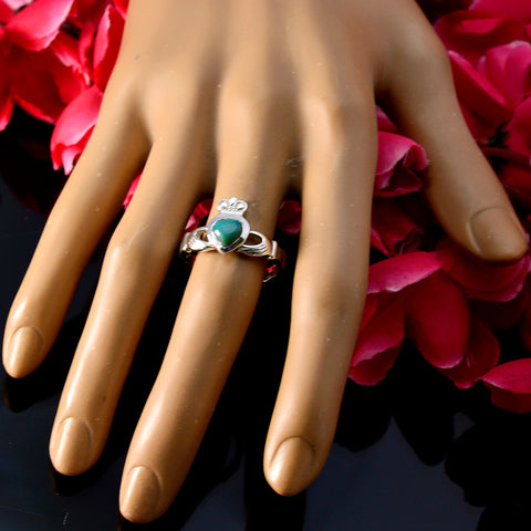 Aisha Feminine Turquoise Solitaire Ring