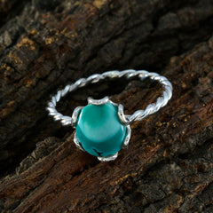 Freya Glamorous Turquoise Solitaire Ring
