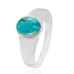 Lakshmi Ethnic Turquoise Solitaire Ring