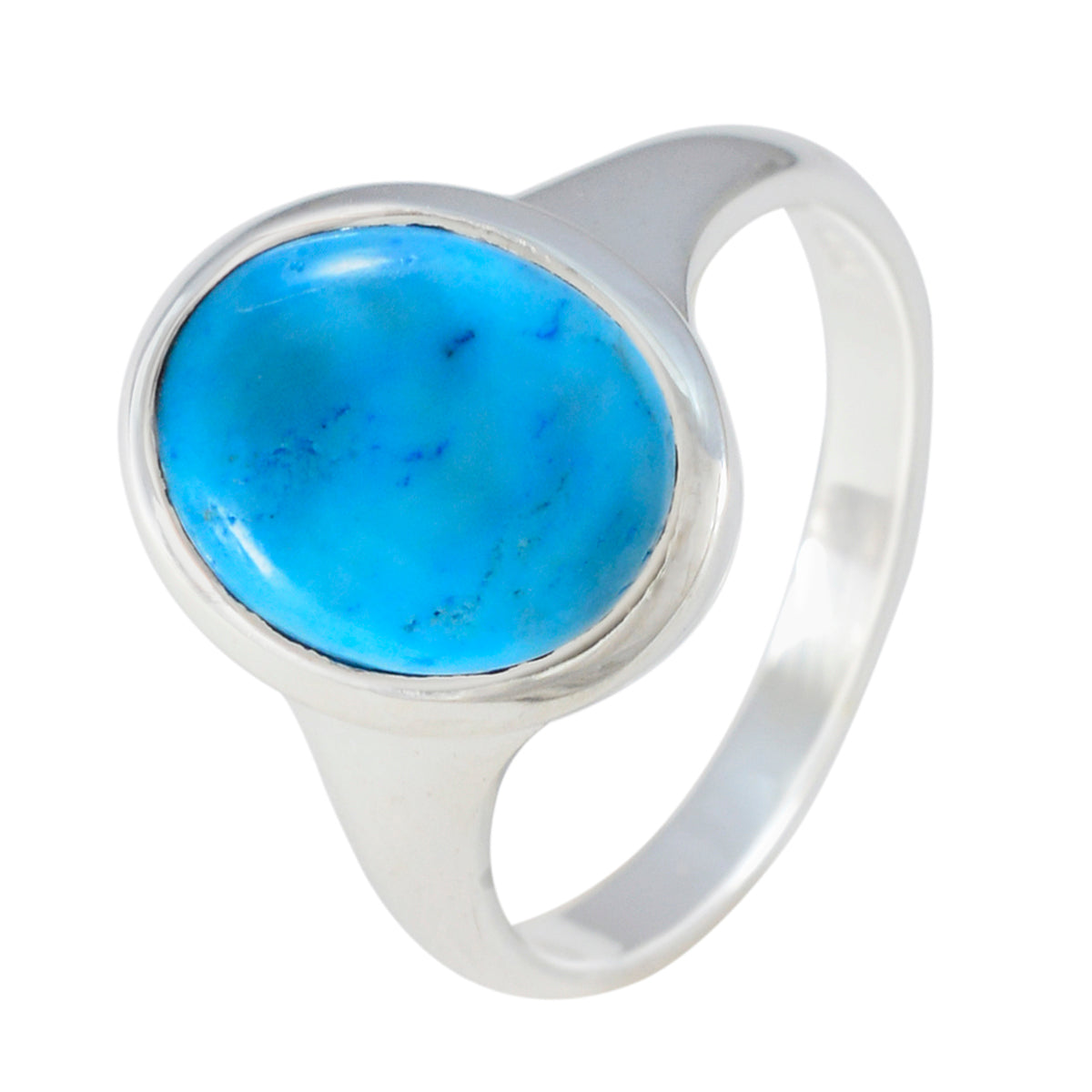 Lili Ethnic Turquoise Solitaire Ring