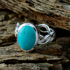 Carla Abstract Turquoise Solitaire Ring