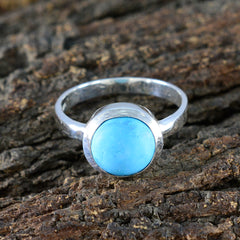 Ana Abstract Turquoise Solitaire Ring