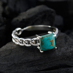 Rina Feminine Turquoise Solitaire Ring