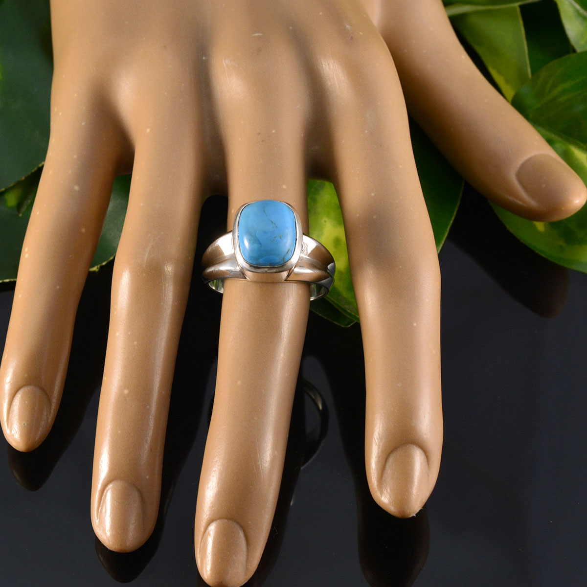 Kennedy Contemporary Turquoise Solitaire Ring