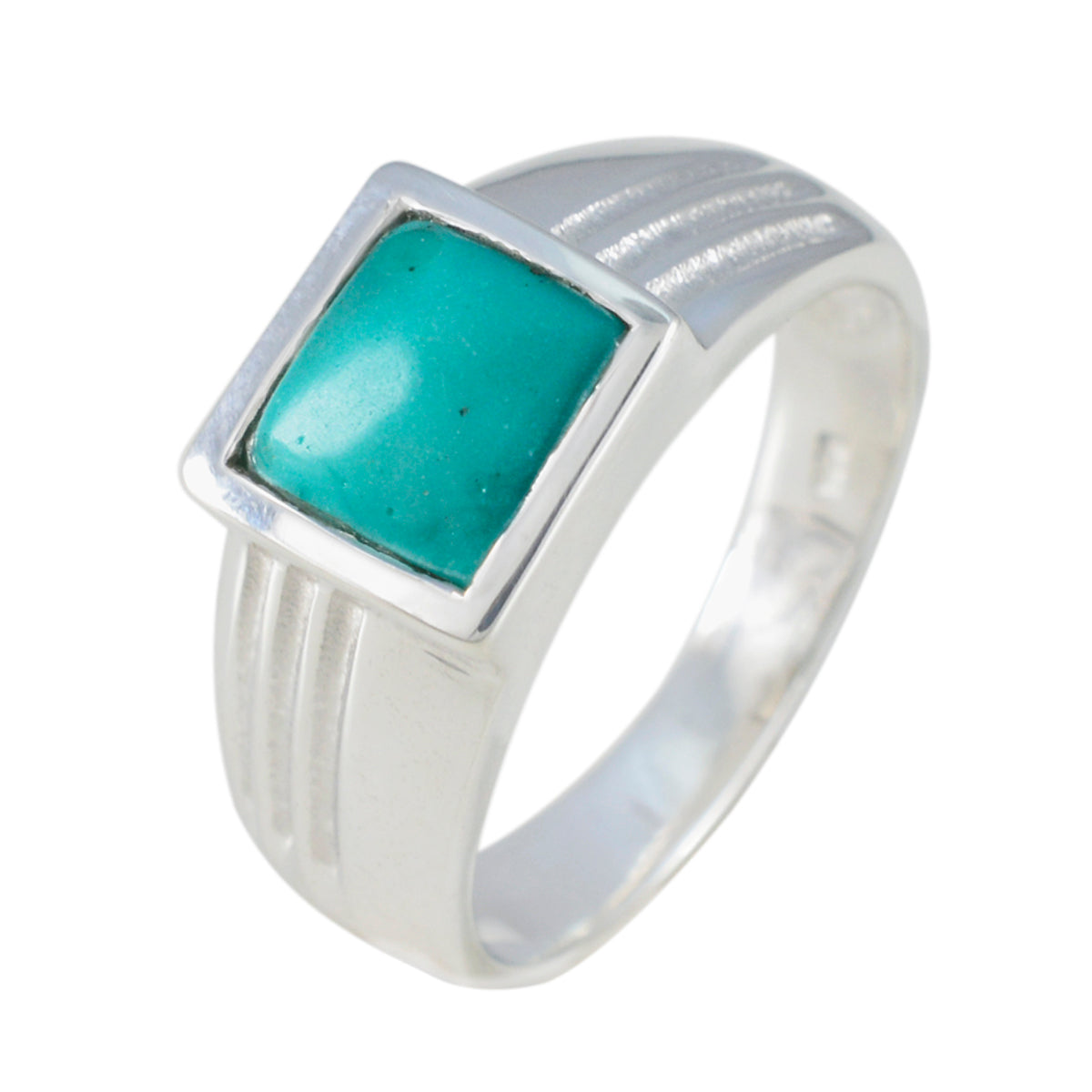 Lourdes Sophisticated Turquoise Solitaire Ring